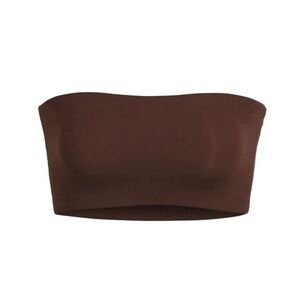 SKIMS Fits Everybody Bandeau Tube Top Bra in Coca / Chocolate Brown